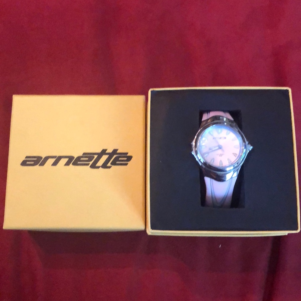 Arnette pink watch